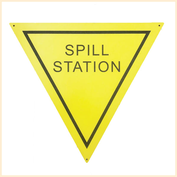 Signage Spill Station